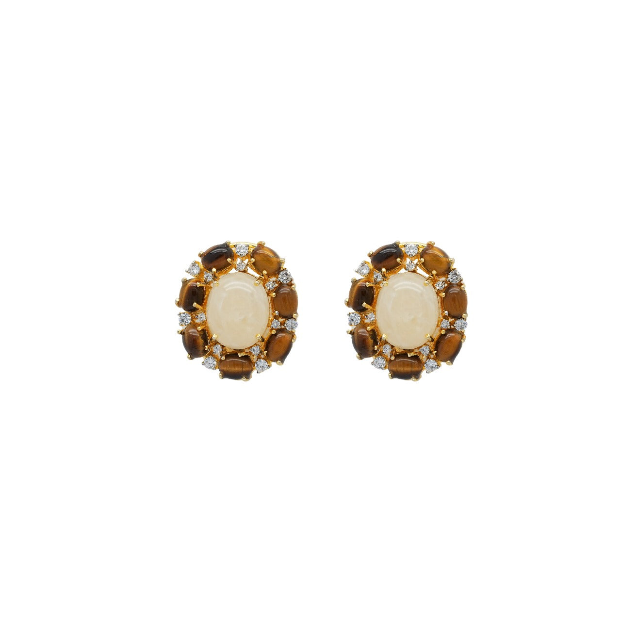 Hazelnut Harmony Drop Studs