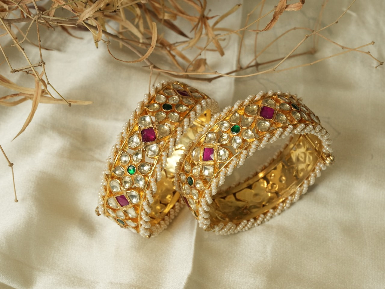 Ruby Emerald Bangles