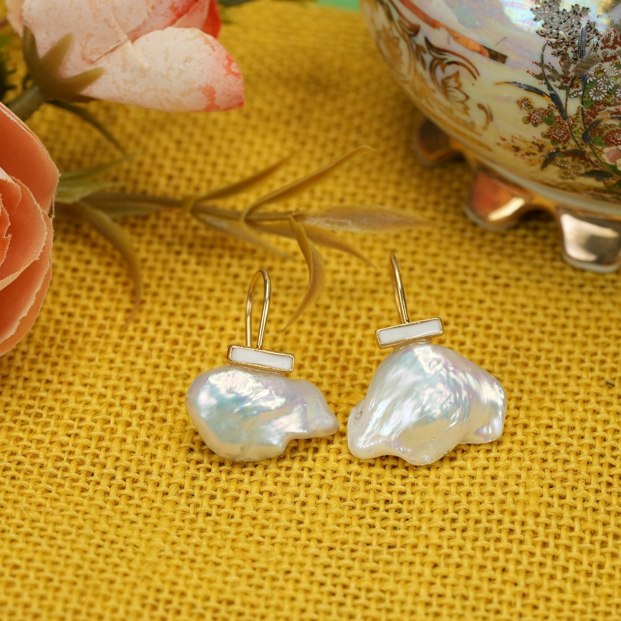 Silver Frost Elegance Earrings