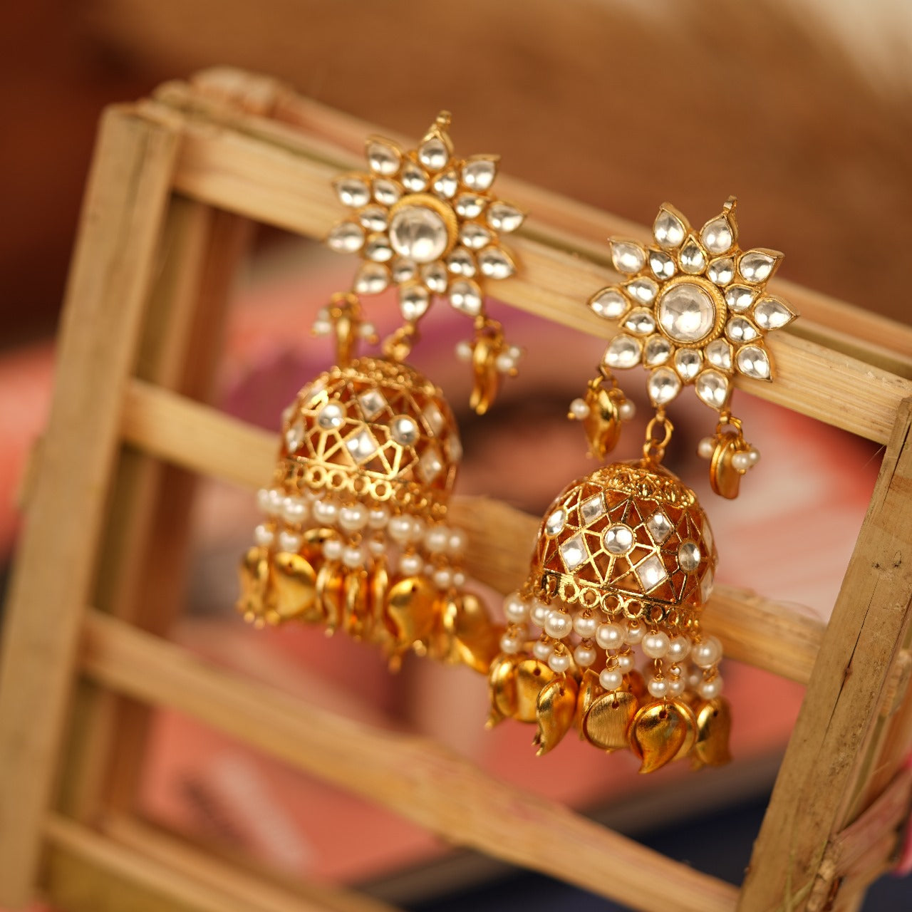 Eternal Grace Jhumki Earrings